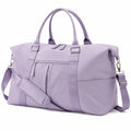 Borsa da viaggio 48×22×30 cm in tessuto sintetico viola con tracolla regolabile e tasche