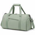 Borsa da viaggio 48 cm verde salvia in tessuto sintetico con scomparto per scarpe stile sportivo