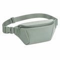 Marsupio 25 x 6 x 14 cm in materiale sintetico verde salvia con cintura regolabile